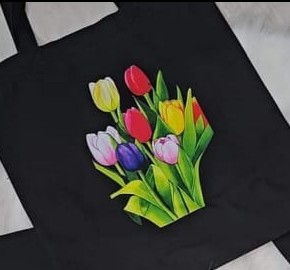 Tulip Garden Tote Bag
